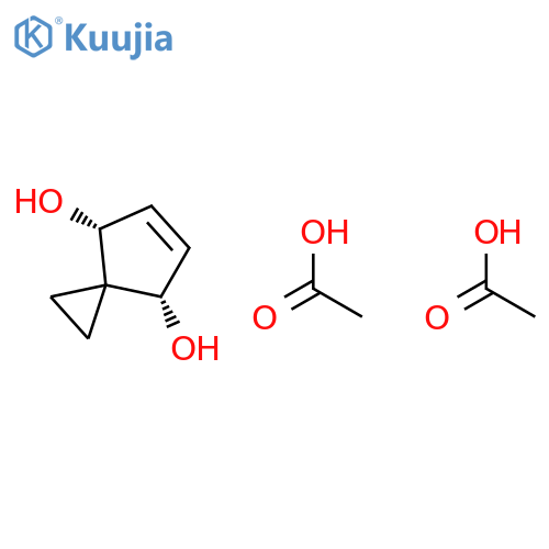 Spiro[2.4]hept-5-ene-4,7-diol, diacetate, (4R,7S)-rel- structure