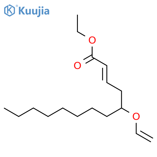 2-Tridecenoic acid, 5-(ethenyloxy)-, ethyl ester, (2E)- structure
