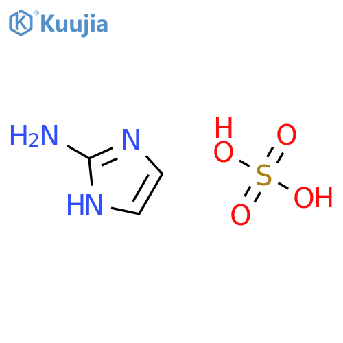 1H-imidazol-2-amine; sulfuric acid structure