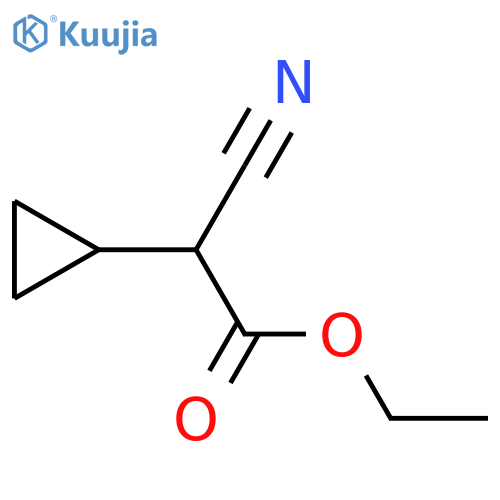 Ethyl 2-cyano-2-cyclopropylacetate structure