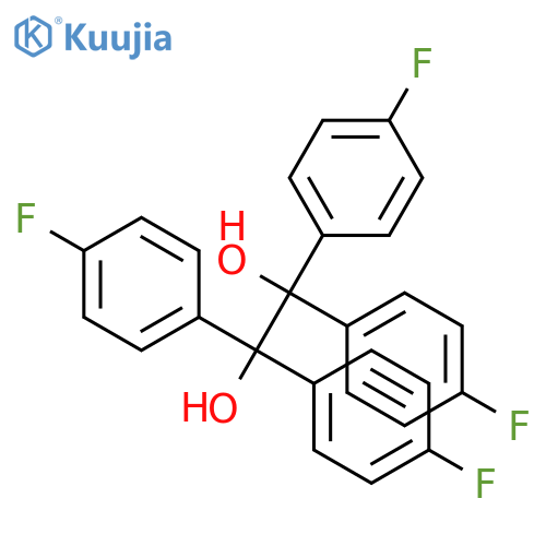 1,2-Ethanediol, 1,1,2,2-tetrakis(4-fluorophenyl)- structure