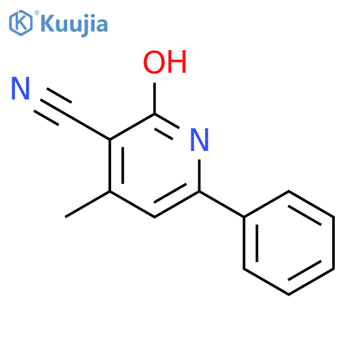 1,2-DIHYDRO-4-METHYL-2-OXO-6-PHENYLPYRIDINE-3-CARBONITRILE structure