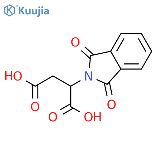2-(1,3-Dioxo-1,3-dihydro-2H-isoindol-2-yl)succinic acid structure