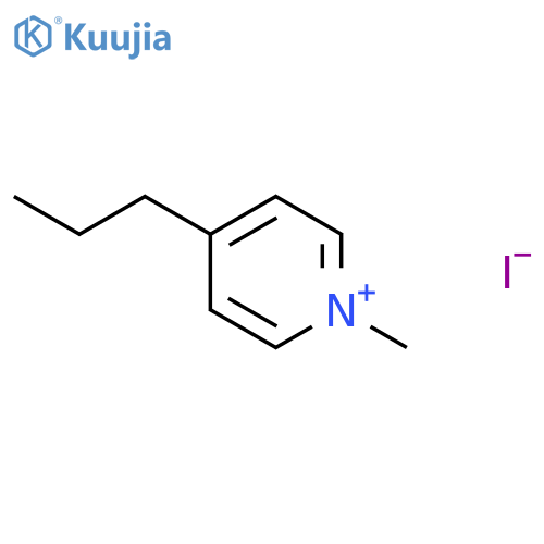 Pyridinium, 1-methyl-4-propyl-, iodide structure