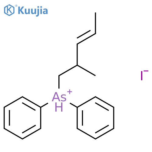 Arsonium, diphenyl-2-propenylpropyl-, iodide structure