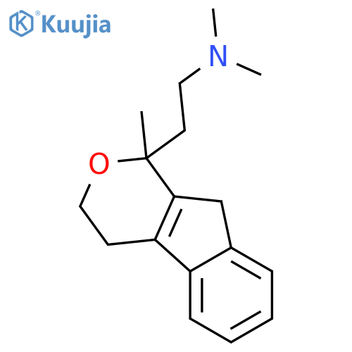 Indeno[2,1-c]pyran-1-ethanamine,1,3,4,9-tetrahydro-N,N,1-trimethyl- structure
