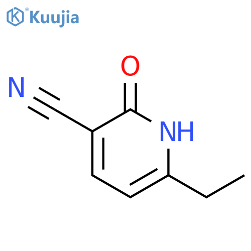 6-ethyl-2-hydroxypyridine-3-carbonitrile structure