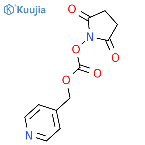 2,5-Pyrrolidinedione, 1-[[(4-pyridinylmethoxy)carbonyl]oxy]- structure