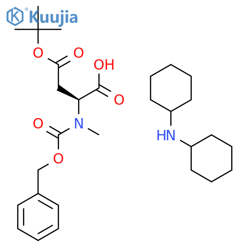 Z-N-Me-asp(otbu)-oh dcha structure