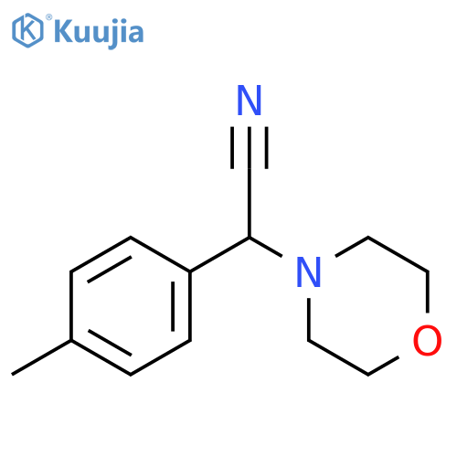 2-MORPHOLINO-2-(P-TOLYL)ACETONITRILE structure