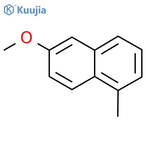 Naphthalene, 6-methoxy-1-methyl- structure