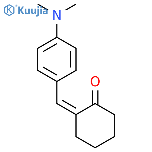 Cyclohexanone,2-[[4-(dimethylamino)phenyl]methylene]- structure