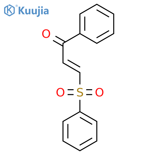 2-Propen-1-one,1-phenyl-3-(phenylsulfonyl)- structure