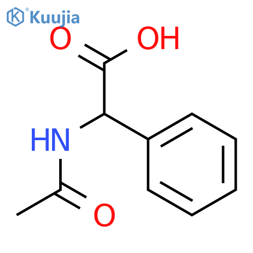 (S)-2-Acetamido-2-phenylacetic acid structure