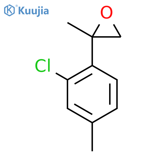 2-(2-chloro-4-methylphenyl)-2-methyloxirane structure