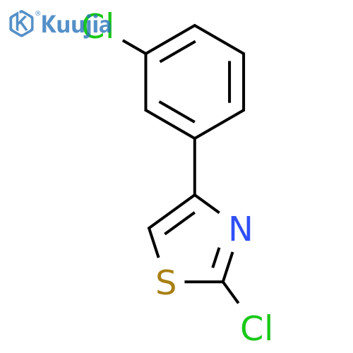 2-Chloro-4-(3-chlorophenyl)thiazole structure