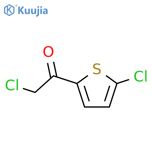 2-chloro-1-(5-chlorothiophen-2-yl)ethan-1-one structure