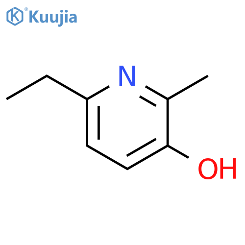 2-methyl-6-ethyl-3-hydroxypyridine structure