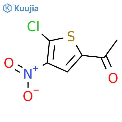 1-(5-chloro-4-nitrothiophen-2-yl)ethanone structure