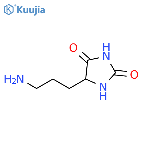 5-(3-Aminopropyl)imidazolidine-2,4-dione structure