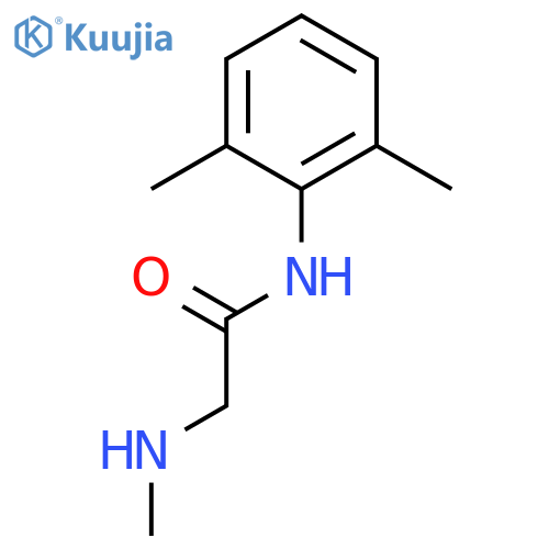 N-(2,6-dimethylphenyl)-2-(methylamino)acetamide structure