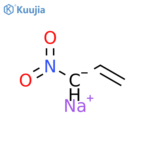 1-Propene, 3-nitro-, ion(1-), sodium (9CI) structure