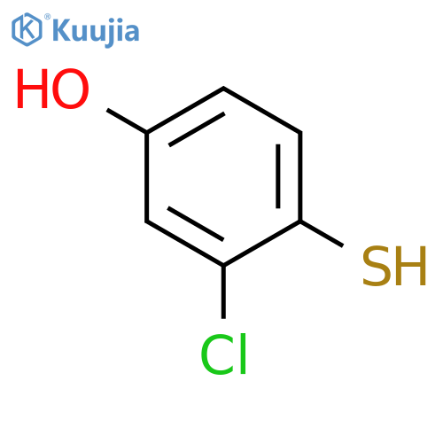 3-chloro-4-sulfanylphenol structure