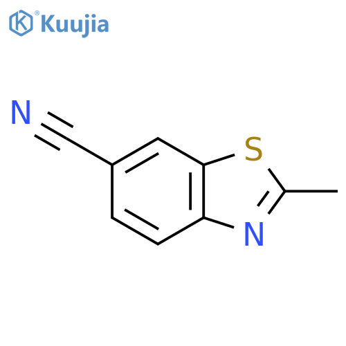 2-methyl-1,3-benzothiazole-6-carbonitrile structure