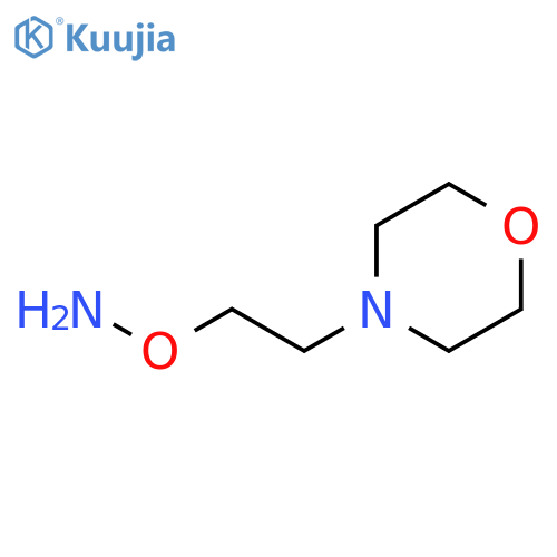 O-(2-morpholin-4-ylethyl)hydroxylamine structure