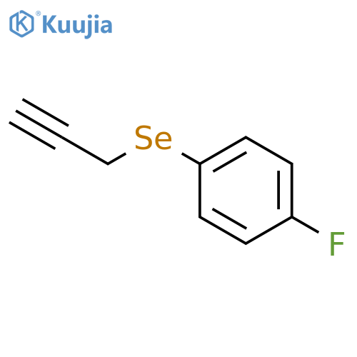 Benzene, 1-fluoro-4-(2-propynylseleno)- structure