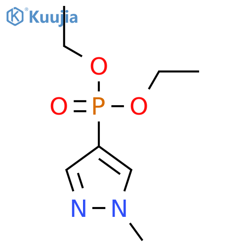 Phosphonic acid, (1-methyl-1H-pyrazol-4-yl)-, diethyl ester structure