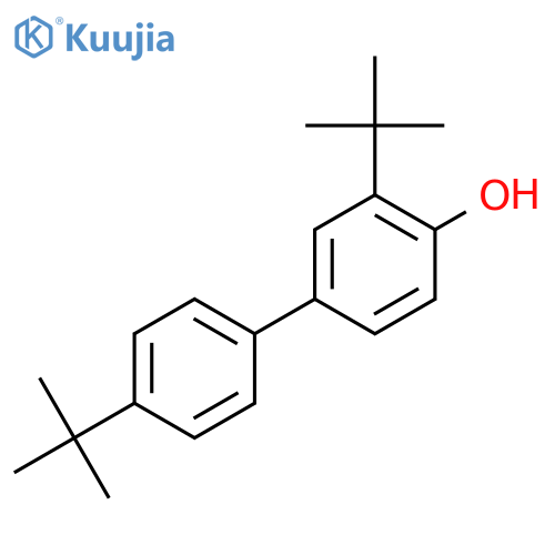 [1,1'-Biphenyl]-4-ol,3,4'-bis(1,1-dimethylethyl)- structure
