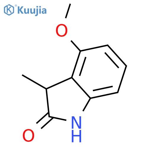 1,3-dihydro-4-methoxy-3-methyl-2H-Indol-2-one structure
