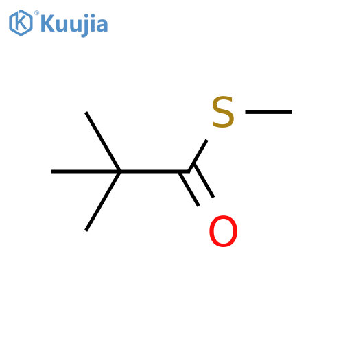 s-Methyl 2,2-dimethylpropanethioate structure