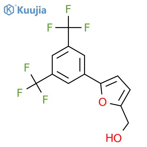 2-Furanmethanol,5-[3,5-bis(trifluoromethyl)phenyl]- structure