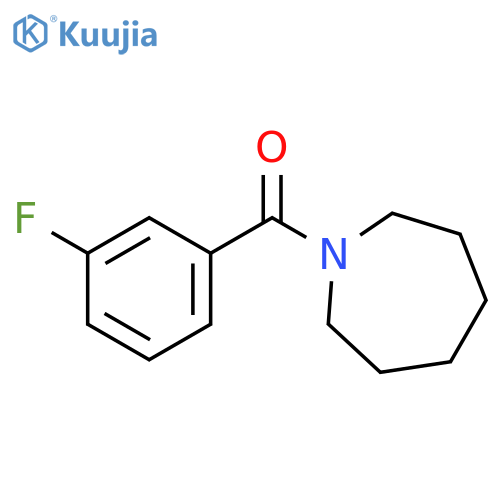 1-(3-fluorobenzoyl)azepane structure