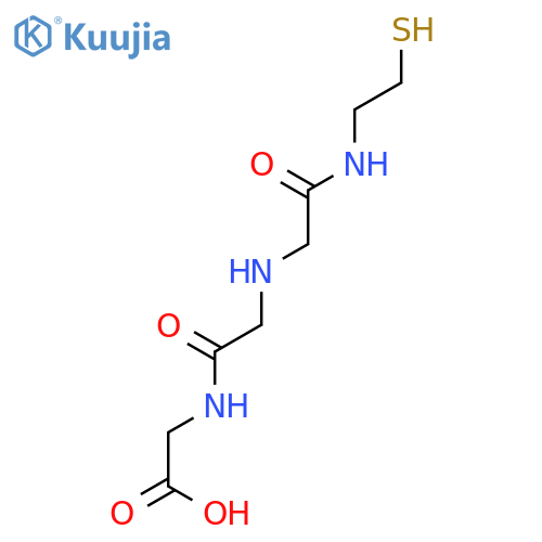 Glycine, N-[2-[(2-mercaptoethyl)amino]-2-oxoethyl]glycyl- structure