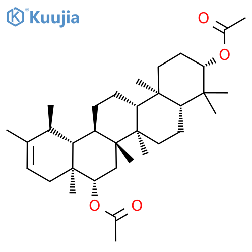 [(3S,4Ar,6aR,6aR,6bR,8S,8aS,12S,12aR,14aR,14bR)-8-acetyloxy-4,4,6a,6b,8a,11,12,14b-octamethyl-2,3,4a,5,6,6a,7,8,9,12,12a,13,14,14a-tetradecahydro-1H-picen-3-yl] acetate structure