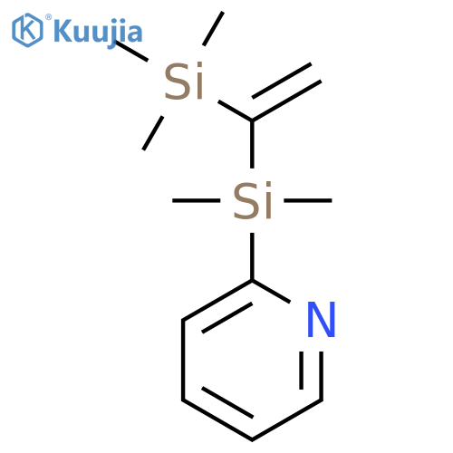 Pyridine, 2-[dimethyl[1-(trimethylsilyl)ethenyl]silyl]- structure