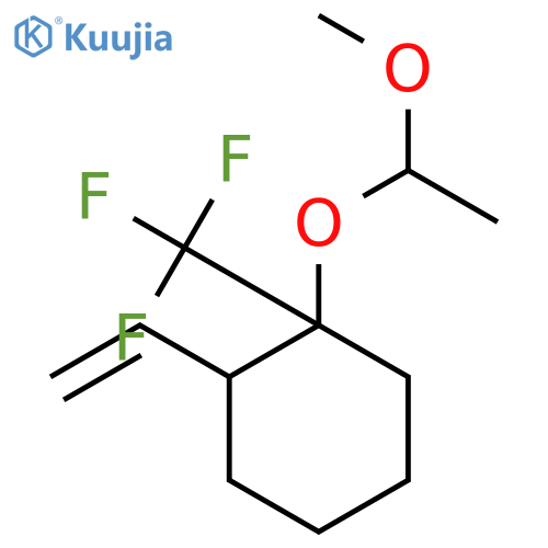 Cyclohexane, 2-ethenyl-1-(1-methoxyethoxy)-1-(trifluoromethyl)- structure