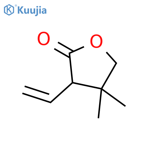 2(3H)-Furanone, 3-ethenyldihydro-4,4-dimethyl- structure