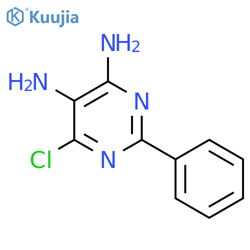 4,5-Pyrimidinediamine, 6-chloro-2-phenyl- structure