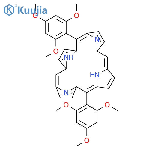 21H,23H-Porphine, 5,15-bis(2,4,6-trimethoxyphenyl)- structure