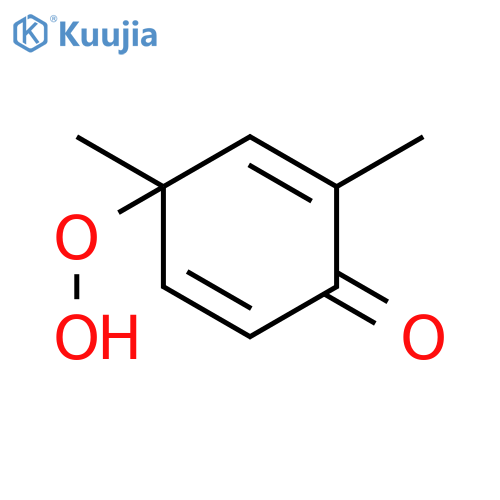 2,5-Cyclohexadien-1-one, 4-hydroperoxy-2,4-dimethyl- structure