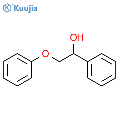 2-Phenoxy-1-phenylethanol structure