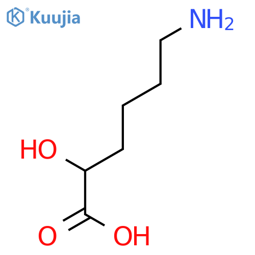 (2S)-6-amino-2-hydroxyhexanoic acid structure
