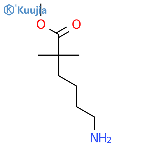 methyl 6-amino-2,2-dimethylhexanoate structure