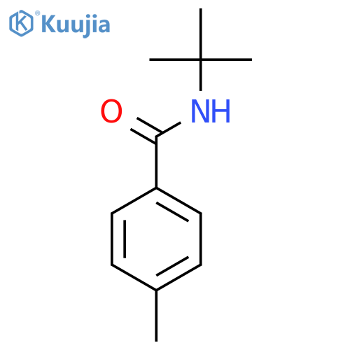 N-(tert-Butyl)-4-methylbenzamide structure