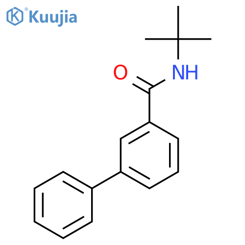 [1,1'-Biphenyl]-3-carboxamide, N-(1,1-dimethylethyl)- structure
