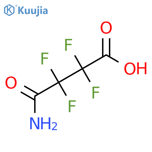 Butanoic acid, 4-amino-2,2,3,3-tetrafluoro-4-oxo- structure